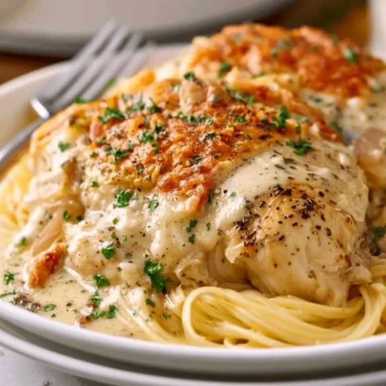 Crock Pot Angel Chicken recipe with tender chicken in creamy sauce
