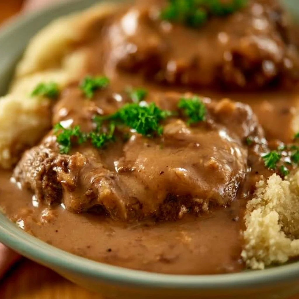 Crock Pot Cube Steak and Gravy
