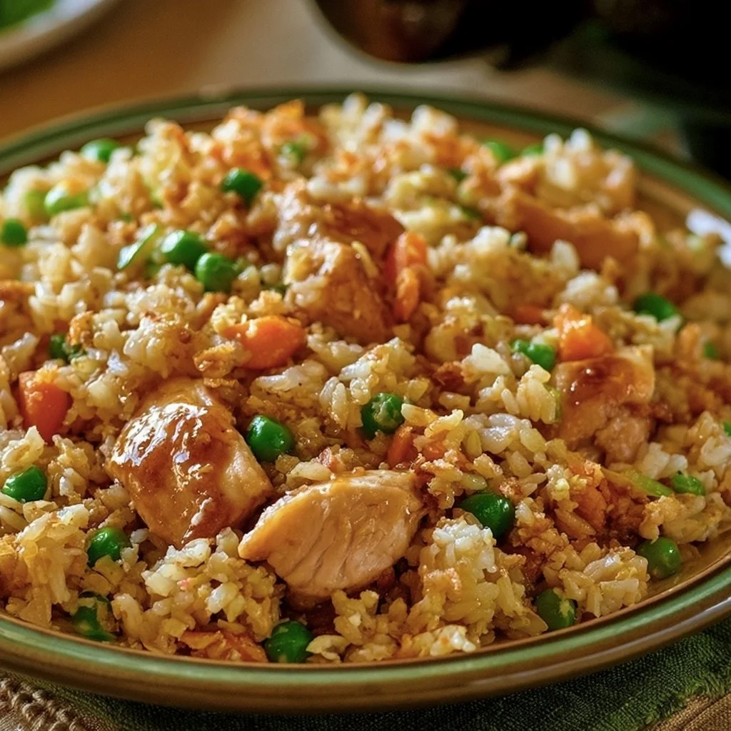 Crockpot Chicken Fried Rice