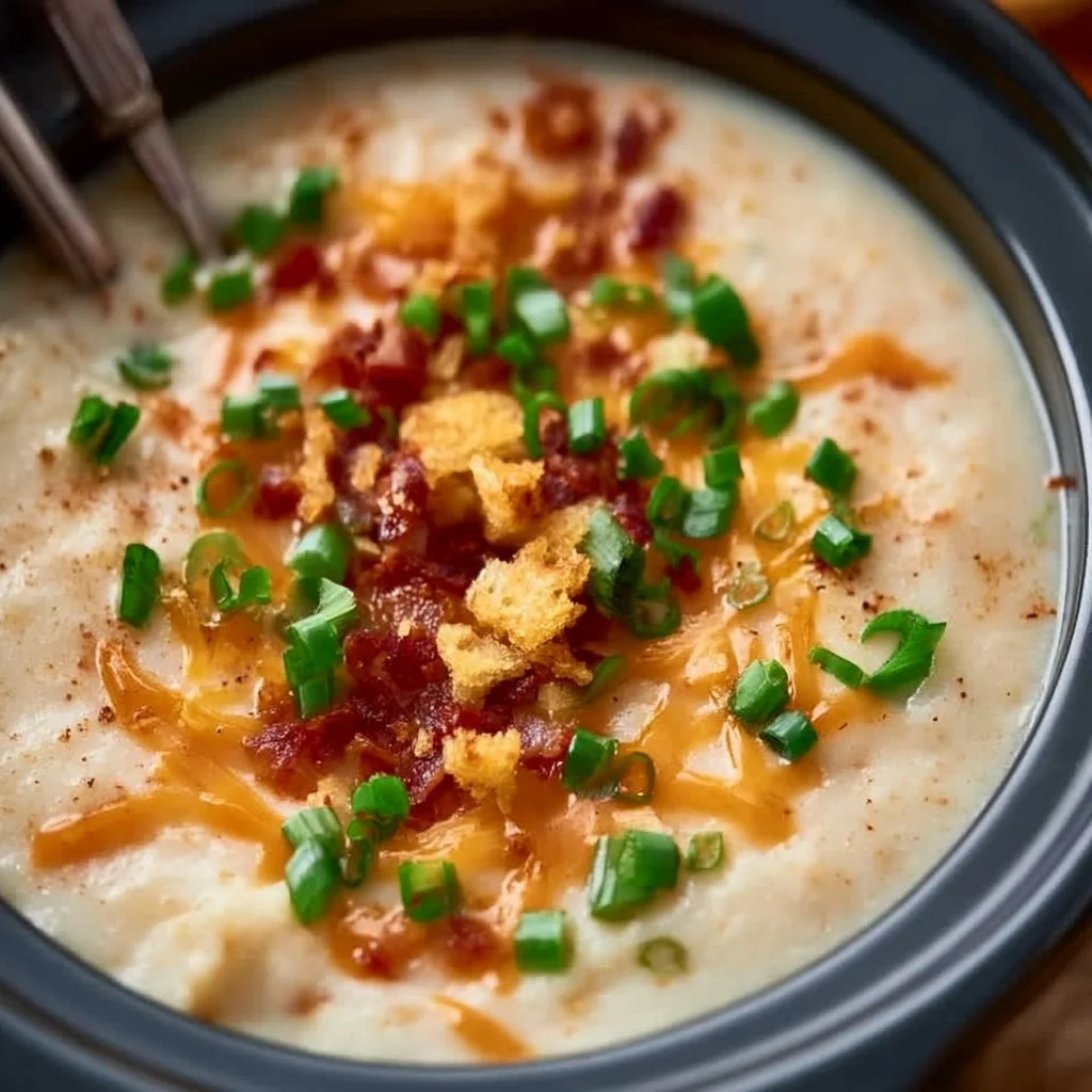 Easy Crock Pot Potato Soup