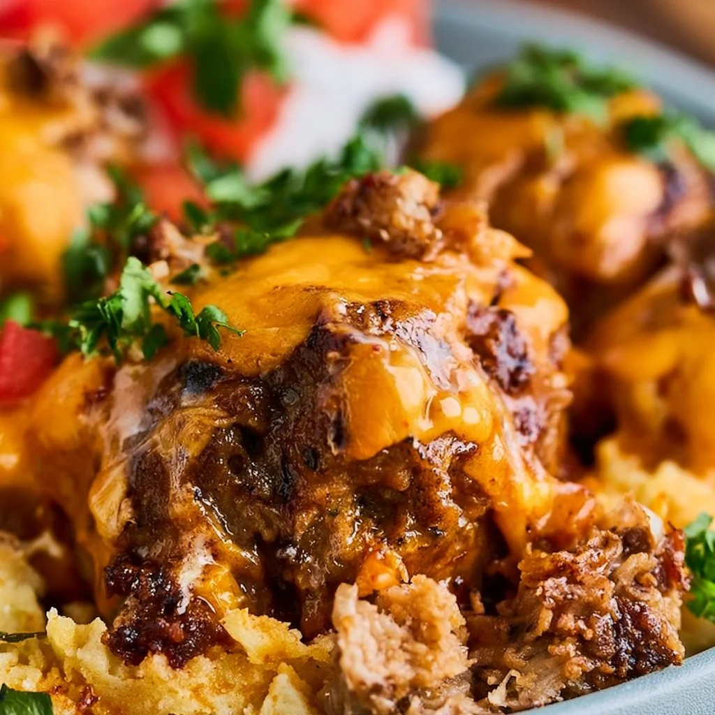 Enchilada Meatballs