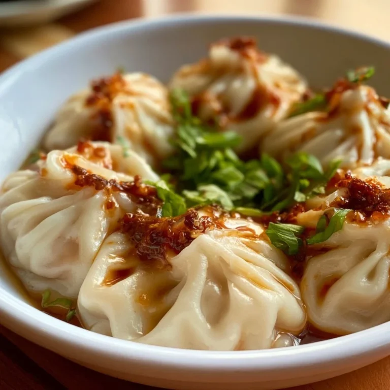 Delicious Lazy Soup Dumplings served in a bowl, showcasing their juicy goodness.