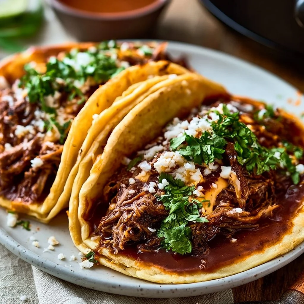 Slow Cooker Birria Tacos
