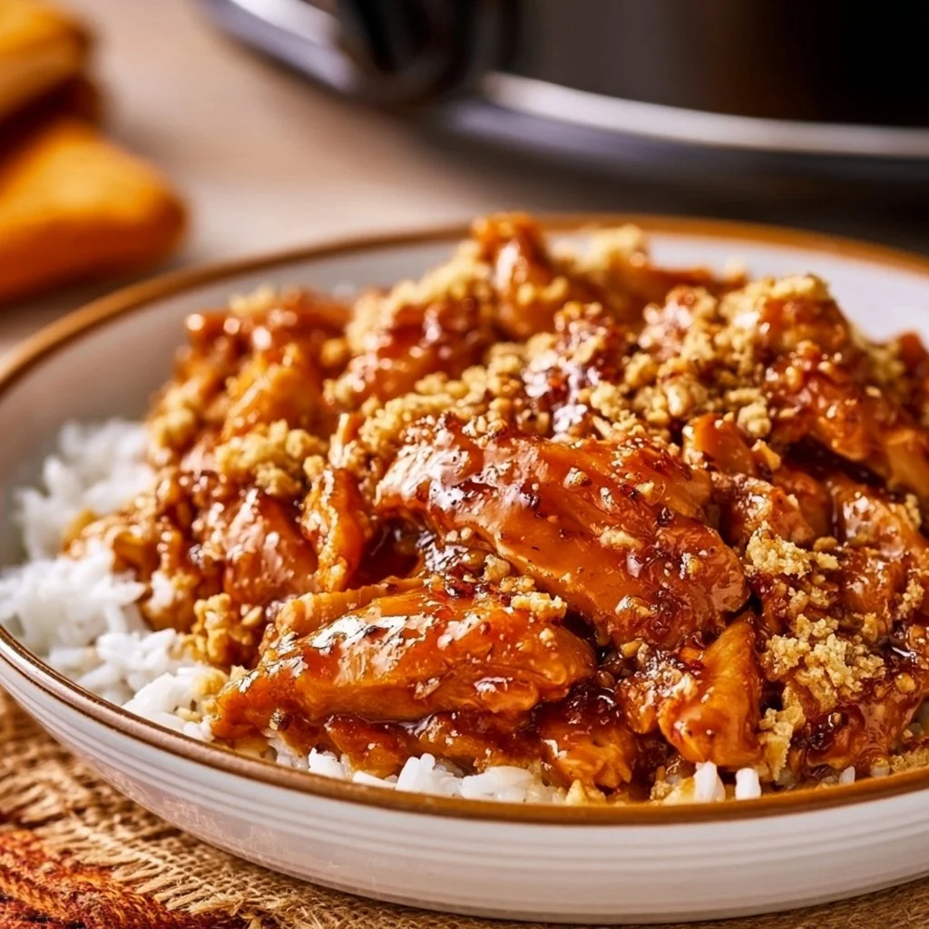 Slow Cooker Honey Garlic Chicken